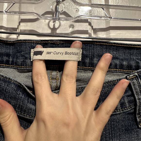 Levi’s 529 Curvy Bootcut Jeans Medium Wash Women’s W33 L32 - Picture 6 of 8